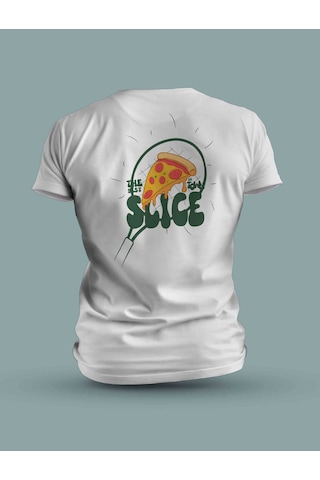 Fnbx Pizza Slice Tennis T-shirt Beyaz