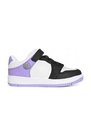 Kidessa 1608 Anatomik Tabanlı Unisex Çocuk Ve Genç Sneakers Ayakk Siyah Mor
