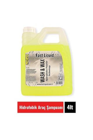 Wash & Wax 4 Lt Hidrofobik Araç Şampuanı