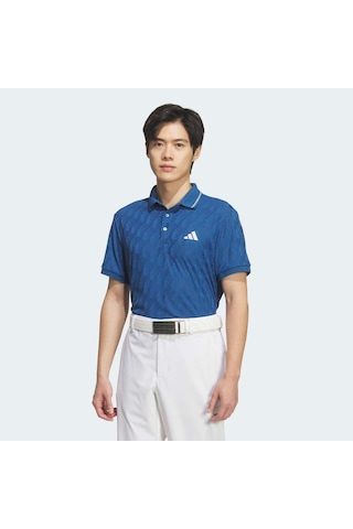 Adidas Jacquard Erkek Mavi Polo Tişört Jz4360