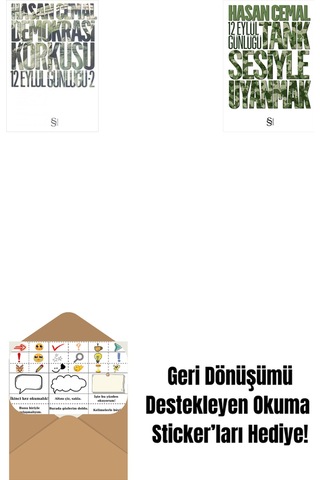 Demokrasi Korkusu + Tank Sesiyle Uyanmak + Okuma Sticker'ları