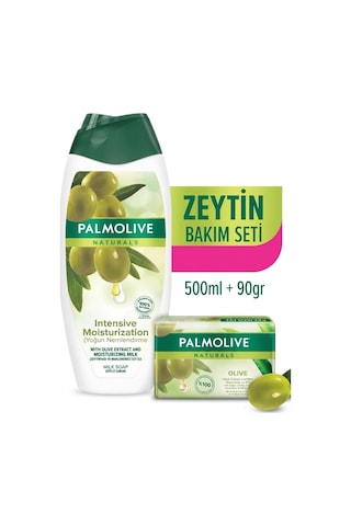 Palmolive Naturals Olive 500 ML + Naturals Zeytin Özlü Sabun 90 G + Seyahat Kiti