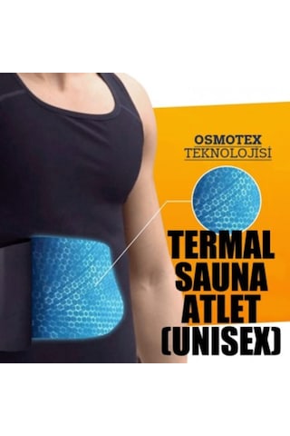 Erkek Terleme Atleti Sweat Sweet Sauna Pro Termal Sauna Atlet Çok Renkli