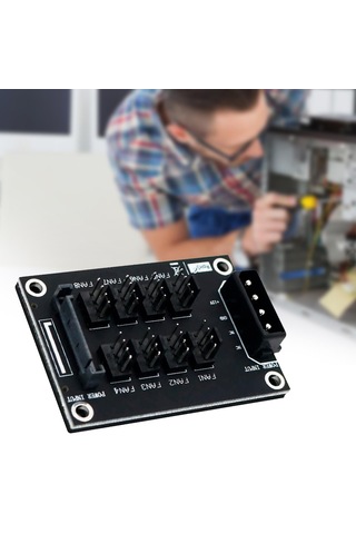Suntek Bilgisayar Kasası Soğutma Fanları Hub 4pin 3pin Pratik