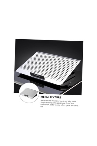 Profesyonel Dizüstü Bilgisayar Soğutucu Sağlam Dizüstü Bilgisayar Soğutma Braketi Metal Radyatör Dizüstü Bilgisayar Soğutma Pedi Basit Zarif Görünüm