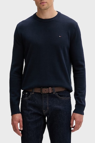 Tommy Jeans Pamuklu Regular Fit Bisiklet Yaka Kazak Erkek Kazak Dm0dm22853 C1g Lacivert