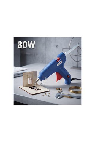1 Adet Sıcak Silikon Tabancası 80w Elektrikli, 11 Mm Mum Silikon İçin Uyumlu, Li Açma-kapama, Profesyonel Hot Glue Gun