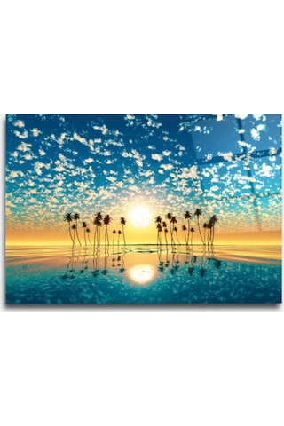 Palmiyeler Cam Tablo