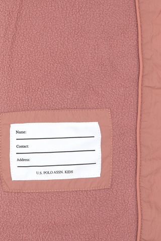 U.S. Polo Assn. Kız Çocuk Orkide Kapitone İçi Polar Kapüşonlu Mont 50313055-VR221