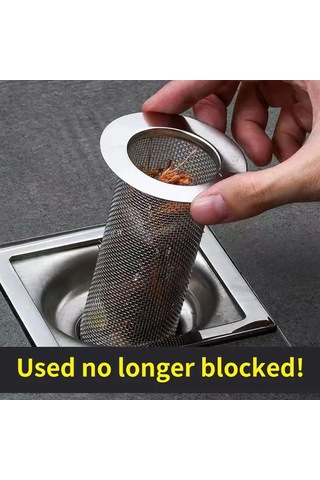 Geeksen Paslanmaz Çelik Zemin Drenaj Filtresi Çeşitli Ebatlarda Süzgeç Drenajlar Örgü Sepet Filtreler Saç Tutucu Banyo Mutfak Lavabo Tıkanma Önleyici Diğer