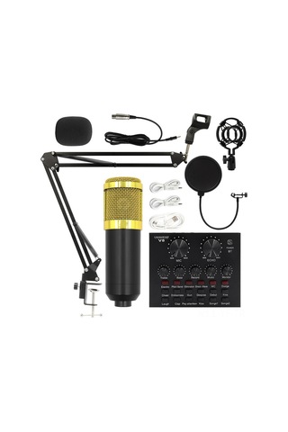 Yifomall "profesyonel Bm800 Usb Kondenser Mikrofon Seti - Canlı Yayın & Kayıt İçin Tam Paket"