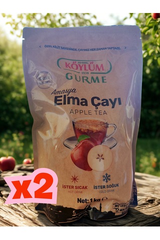 Köylüm Gurme Amasya Doğal Elma Çayı - 1kg / 2 Adet