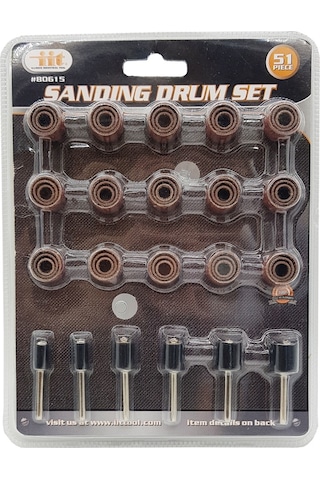 80615 Mini Spiro Bant Rulo Zımpara Seti 51 Parça