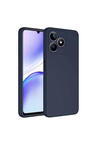Realme Note 50 Kılıf Zore Mara Lansman Kapak Lacivert