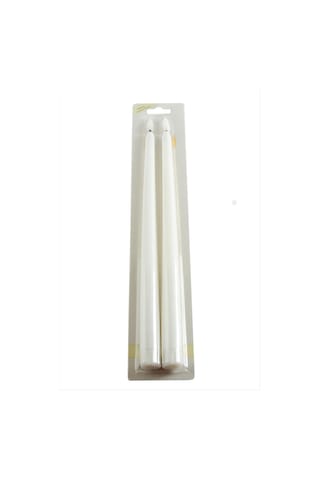 2 Adet Işıklı Şamdan Mum 34 Cm Çok Renkli