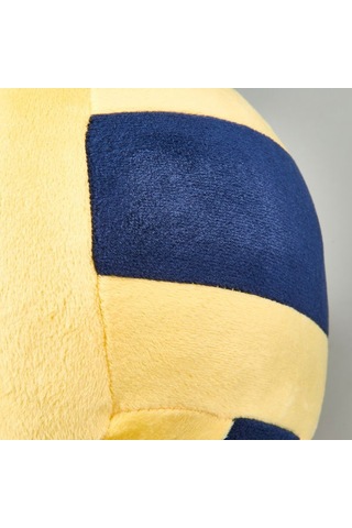 Evidea Soft Voleybol Topu Figürlü Yastık - Lacivert / Sarı - 20 Cm Lacivert / Sarı