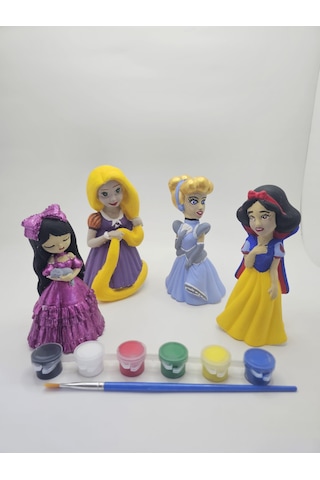 Eğitici Etkinlik Prensesler Büyük Boy 4 Adet 11 Cm
