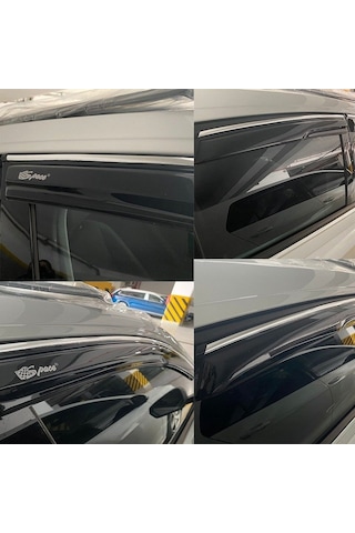 Krom Cam Rüzgarlığı 1.2Mm Renault Clio Symbol 1998-2015 4'Lü - Ca