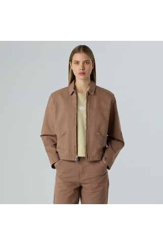 The North Face Cedar Canvas Work Jacket Kadın Ceket-32318 Kahverengi