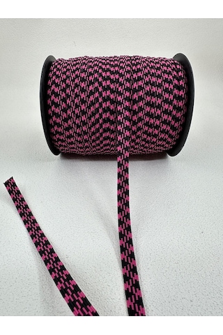 Paşateks 8 Mm Desenli Renkli Tres Lastik-5 Metre-pembe