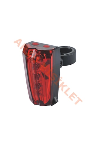 Bisiklet Arka Stop Lazer 5 Led Li - 3 Fonksiyonlu - Su Geçirmez
