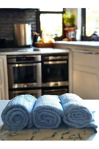 Technow Misclean Mikrofiber Mutfak Temizlik Bezi 40 40 Cm Mavi 3