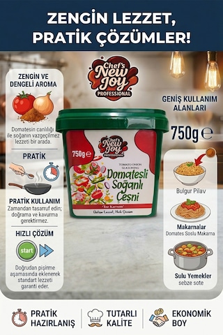 Domatesli Soğanlı Çeşni 750 G Tomato Onion Seasoning