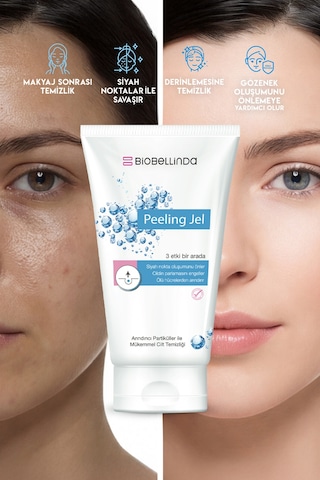 Doğal Arındırıcı Ve Siyah Nokta Temizleyici Peeling Jel 150 Ml 2'li Set