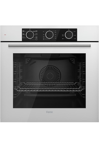Ferre QXE62CB Fryart Basıc 67 LT Beyaz Ankastre Fırın