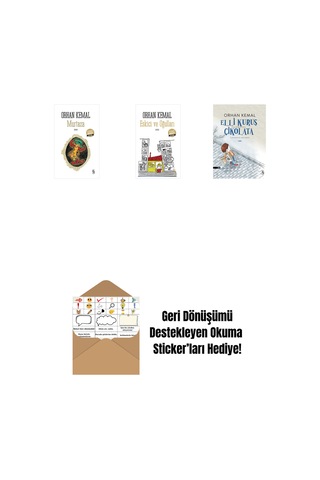 Murtaza Midi Boy + Eskici Ve Oğulları Midi Boy + Elli Kuruş Çikolata + Okuma Sticker'ları