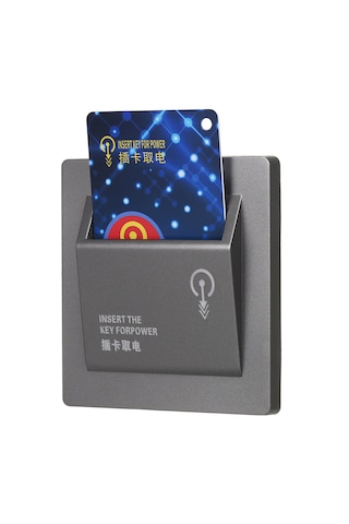 Singree 40a Yüksek Güçlü Otel Anahtar Kartı Elektrik Açma Anahtarı - Mekanik Tip Gri Diğer