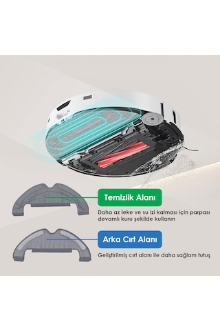 Dreame Bot Z10 Pro İle Uyumlu Robot Süpürge Mop Pedi / Bezi 2 Adet