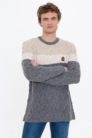 U.S. Polo Assn. Erkek Triko Kazak Çok Renkli
