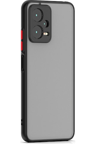 Xiaomi Uyumlu Redmi Note 12 Pro 5g Kılıf Zore Arkası Mat Sert Silikon Hux Kapak