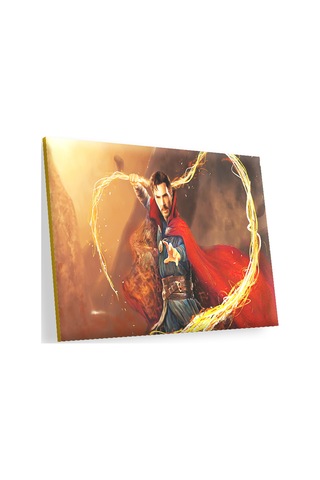 Cakasepetim Doktor Strange Ve Alev Kırbacı Ahşap Mdf Tablo