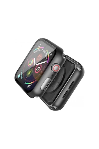 Apple Uyumlu  Watch Series 10 42mm Starlight 360 Derece Koruma Ve Temperli Cam Ekran Koruyucu