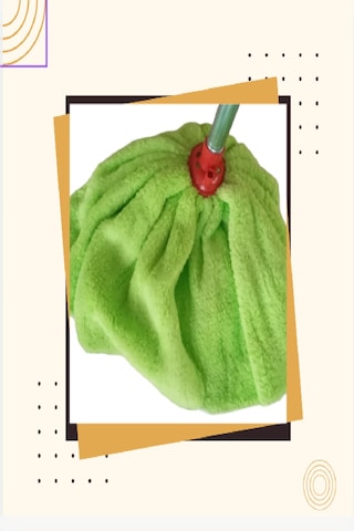 Lider Mikrofiber Mop Welfost Yedek Başlık Yeşil Mop Paspas Ucu