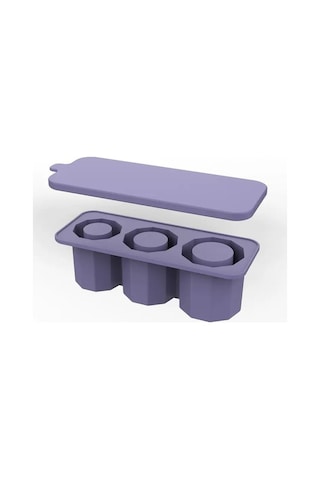 Pazly Özel Buz Tepsisi Buz Silikon Kalıp Buz Tepsisi Silikonlu Tasarım 001 Ahşap