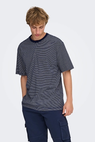 Only & Sons Erkek T Shirt 22036384 Lacivert Lacivert