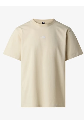 The North Face Nf0a8gqe-dom Essential Center Logo Relaxed Short Erkek T-shirt Bej