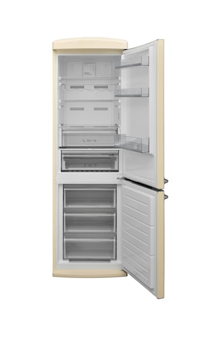 Vestel RETRO NFK37211 330 L No-Frost Buzdolabı Bej