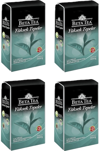Beta Yüksek Tepeler Türk Çayı 1000 Gr X 4 Adet