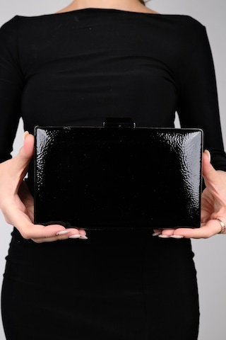 Luvishoes Destıny Siyah Rugan Kadın Abiye Çanta Siyah