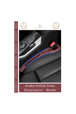 Düzenleyici Araç İçi Organizer Yan Cep Telefon Tutucu Konsol Araba Koltuk Arası Düzenleyici Bordo