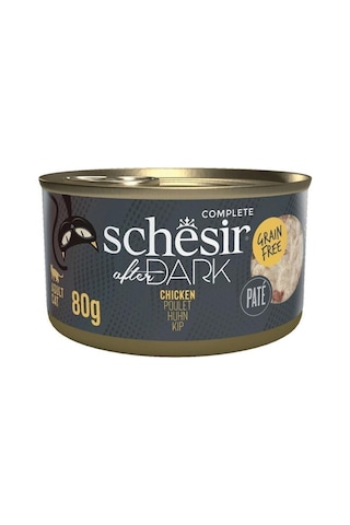 Schesir After Dark Pate Tavuk Etli Tahılsız Yetişkin Kedi Konservesi 80 Gr