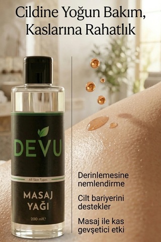 Devu Doğal Masaj Yağı 200 ML