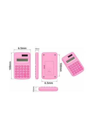 Powermaster Pm-25421 Pembe Mini Hesap Makinesi Diğer