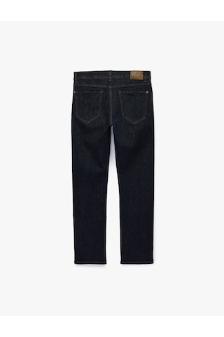 Koton Normal Bel Pamuklu Straight Fit Jean Pantolon - Mark Jean Raw 7wam40078nd 63x