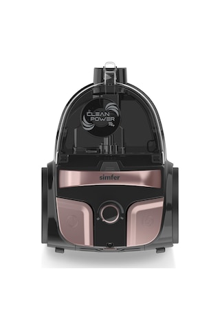 Simfer 6302 Clean Power Toz Torbasız Yatay Süpürge 800W Kırmızı