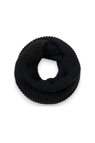 Moibody %100 Akrilik Premium Yumuşak Neck Warmer Siyah Boyunluk Siyah Siyah